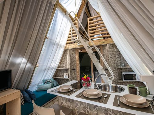 Premium two bedroom lodge tent (2+2)