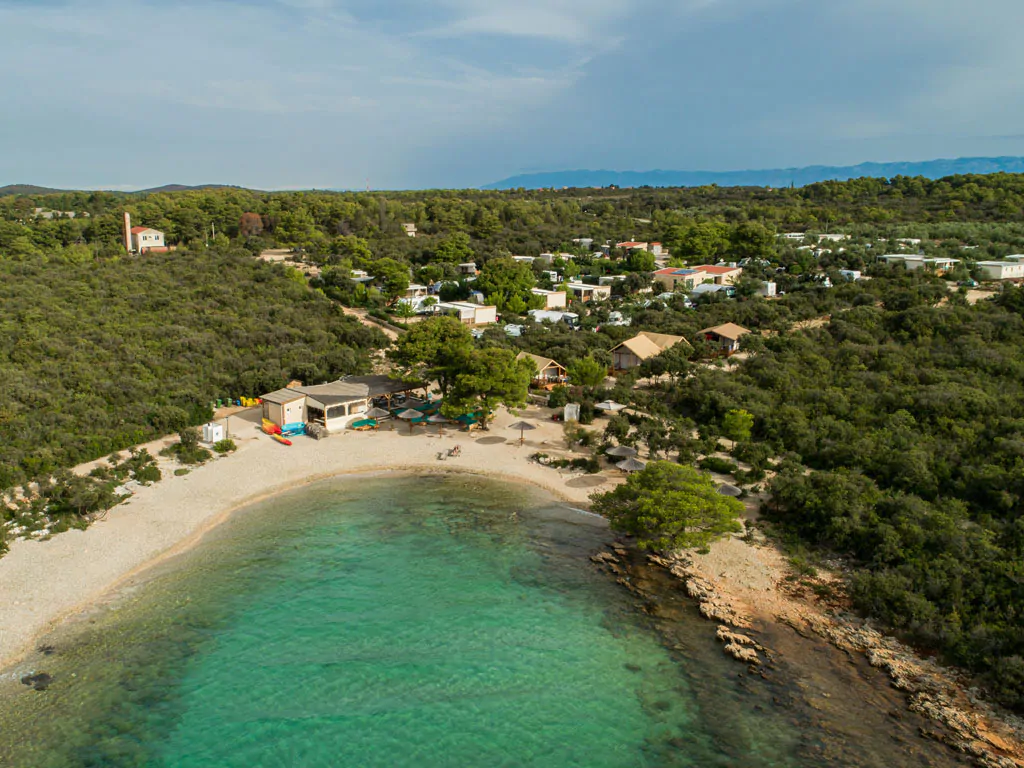 camping-ugljan-air-view-beach