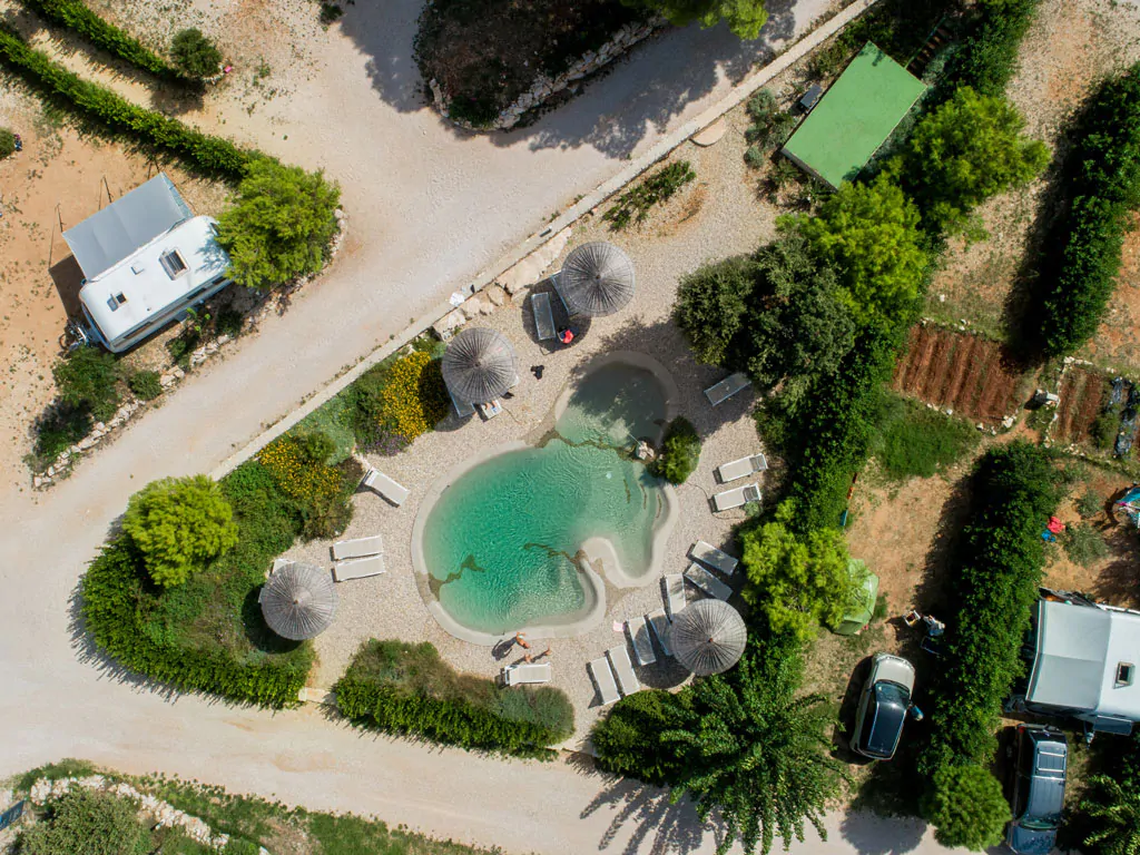 camping-ugljan-pool-air-view