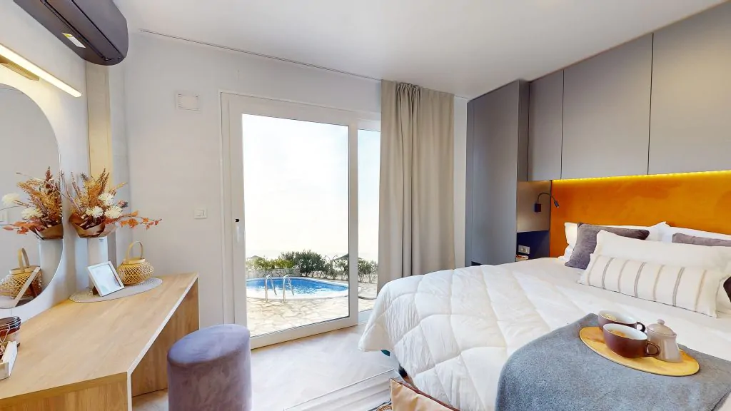 campsite-phalaris-mobile-home-marinus-deluxe-camping-villa-interior-bedroom-double-bed