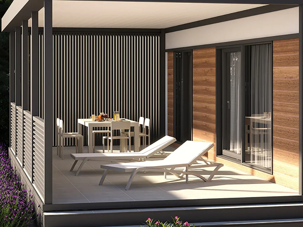 elements-camping-selce-deluxe-olive-exterior-terrace-sunbeds