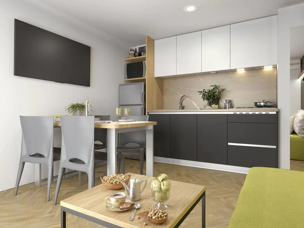 campsite-kozarica-mobile-home-premium-interior-kitchen