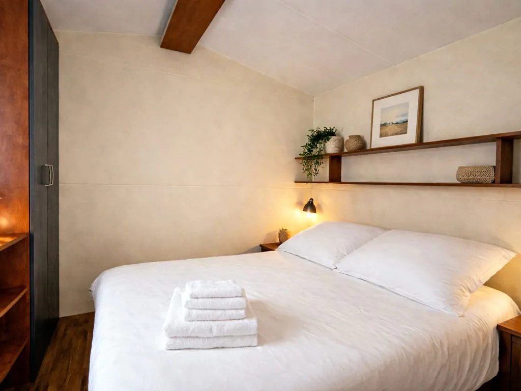 camping-ulika-rovinj-casetta-interior-bedroom-double-bed